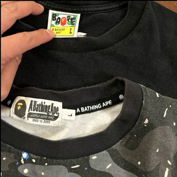 BAPE Men’s Large Tee Bundle Of 2 - Picture 2 of 9